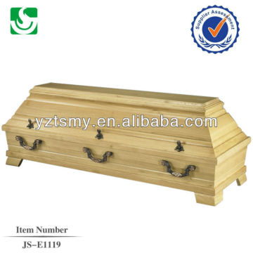 high quality larch cheap coffin